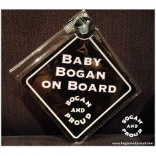 Baby Bogan Car Sign 